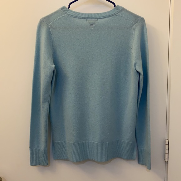 Tyler Boë 100% cashmere light blue sweater - Picture 2 of 7